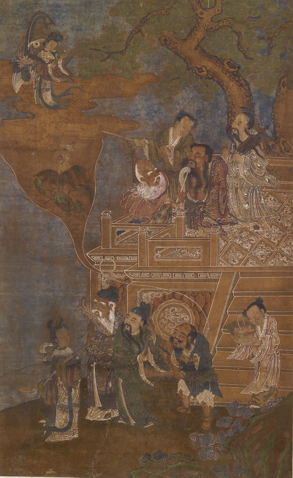 八仙列隊昇天圖