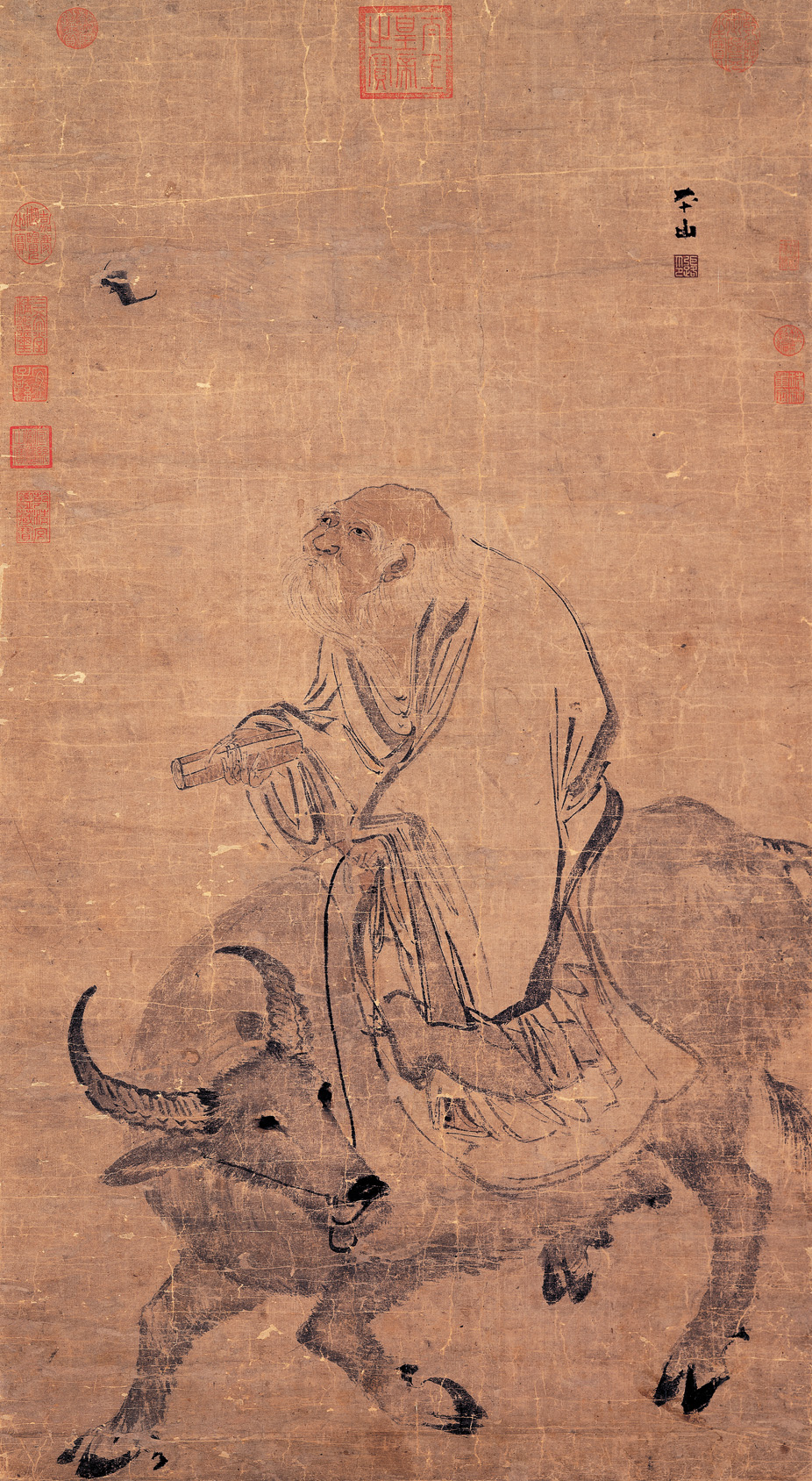 張魯老子騎牛圖