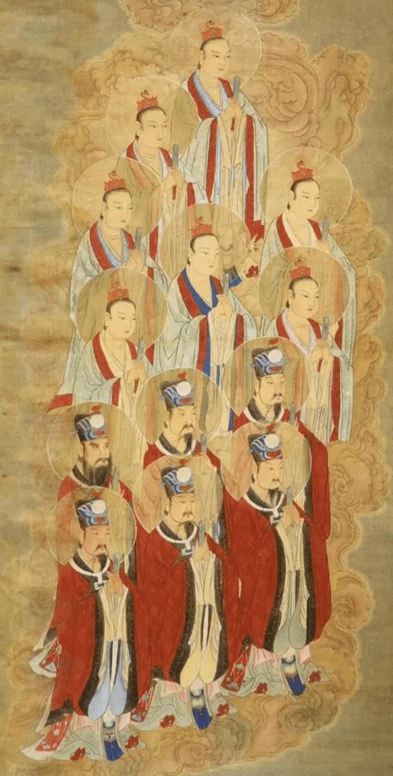 北斗七元與南斗六司真君圖