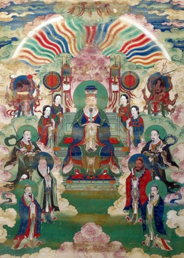 玉皇大帝與眾神祇畫像
