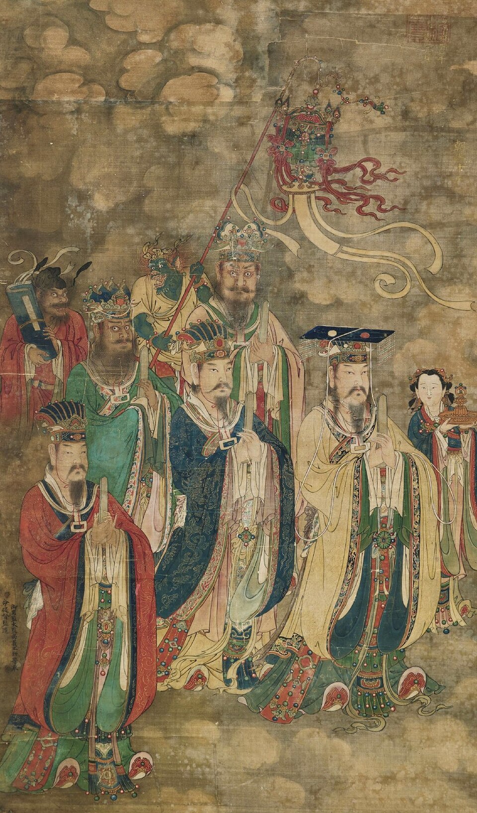 明代水陆画：景泰年间神仙图