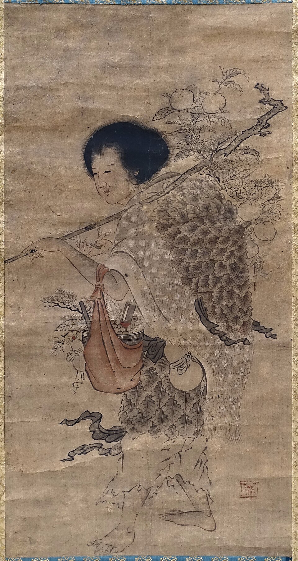日本室町時期道教仙女圖