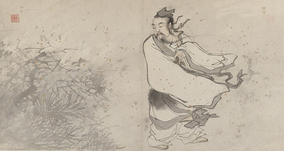 列子御风图