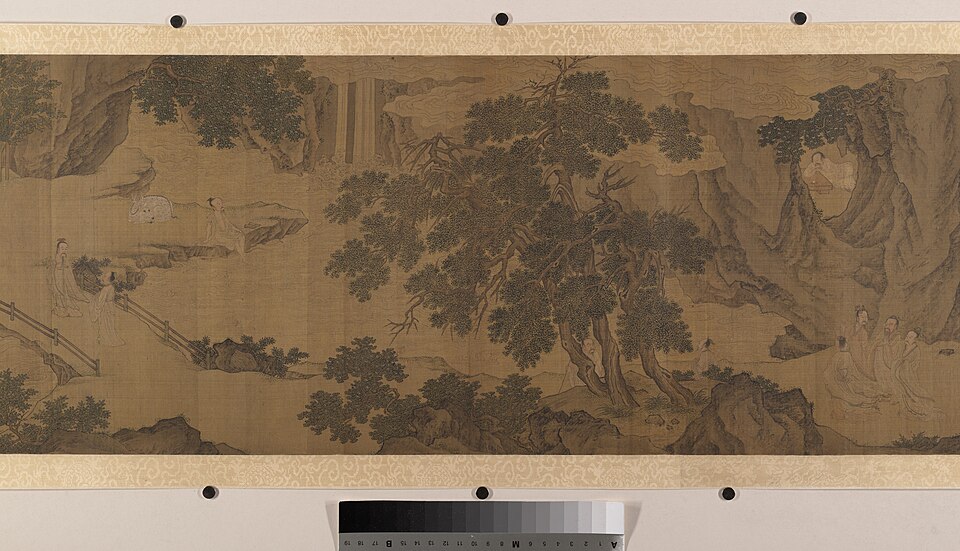 明 佚名 游仙圖 卷(局部一)