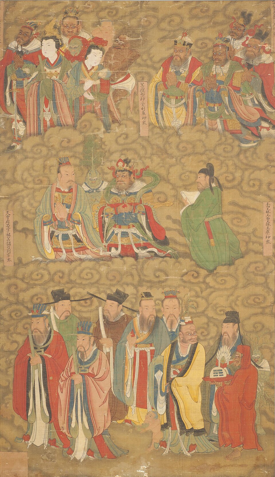 水陸畫:護法神祇