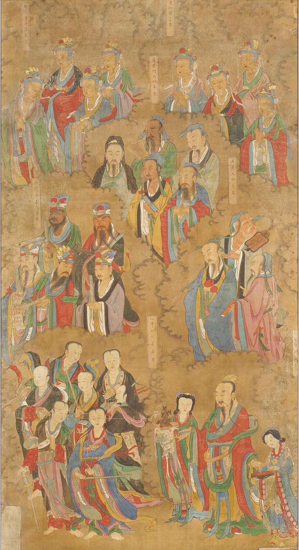 水陸畫：佛道俗神