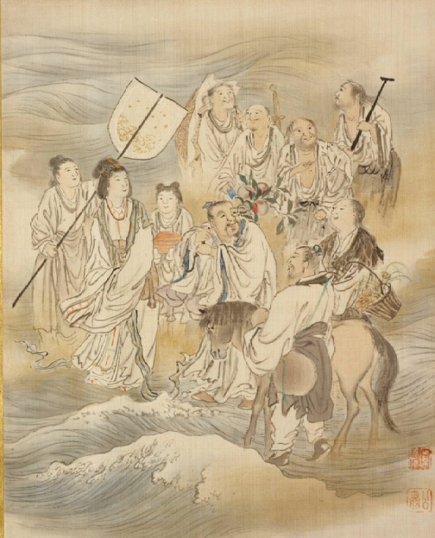 Mori Kansai - Eight Immortals - 2001.16B - Rhode Island School of Design Museum