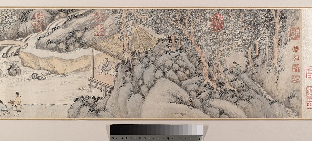明 錢榖 蘭亭修禊圖 卷-Gathering at the Orchid Pavilion MET DP204428