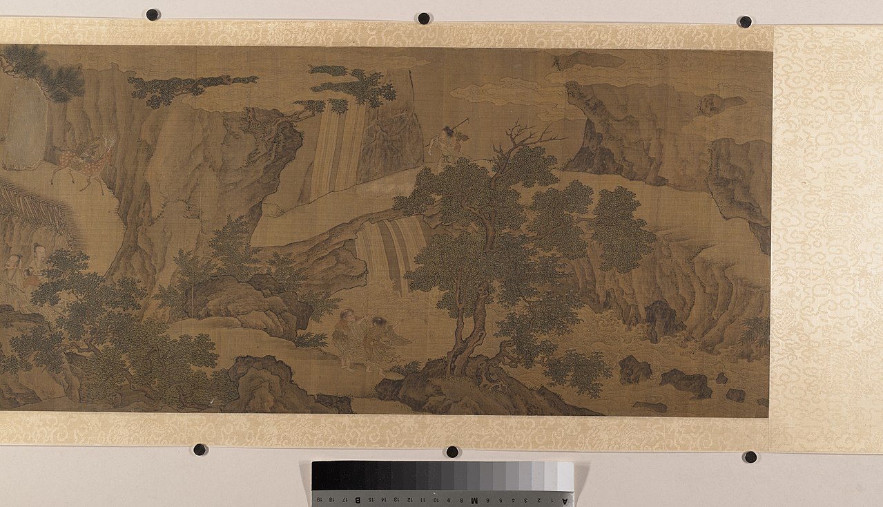 明 佚名 游仙圖 卷-Daoist Immortals in a Landscape MET DP204637