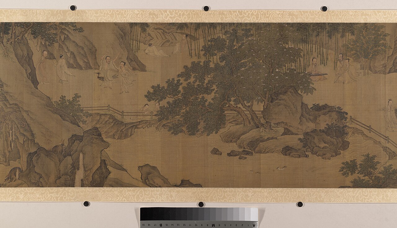明 佚名 游仙圖 卷-Daoist Immortals in a Landscape MET DP204640