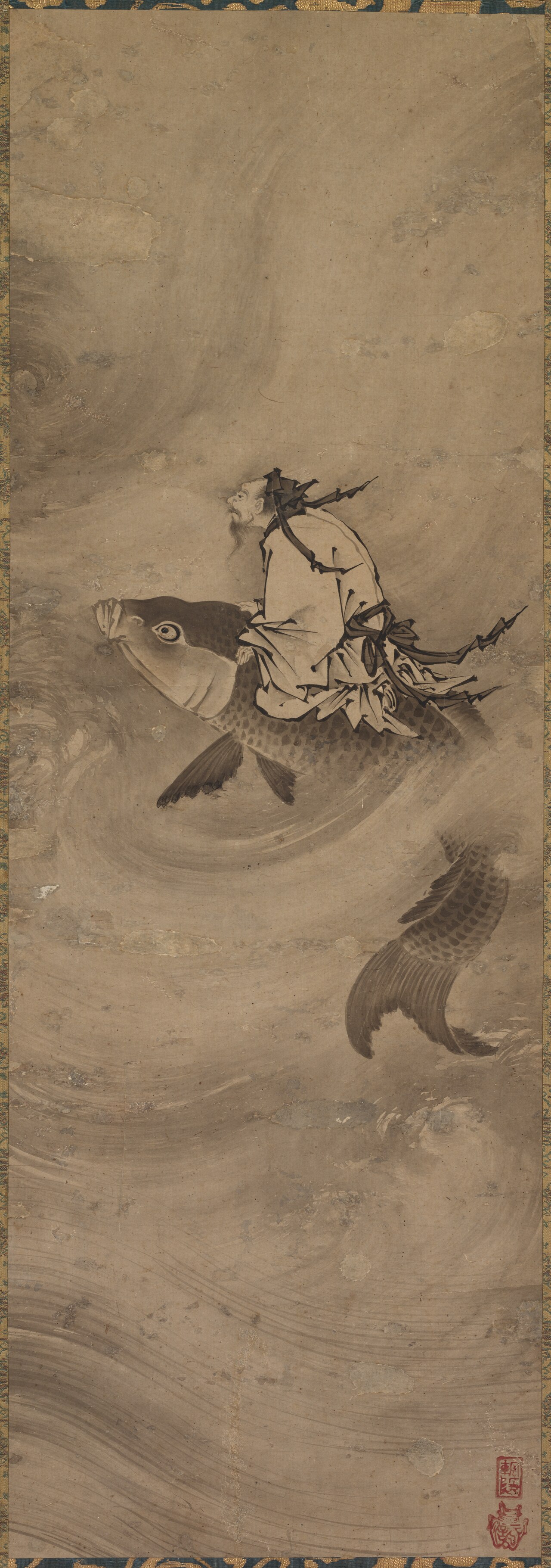 琴高乘鯉