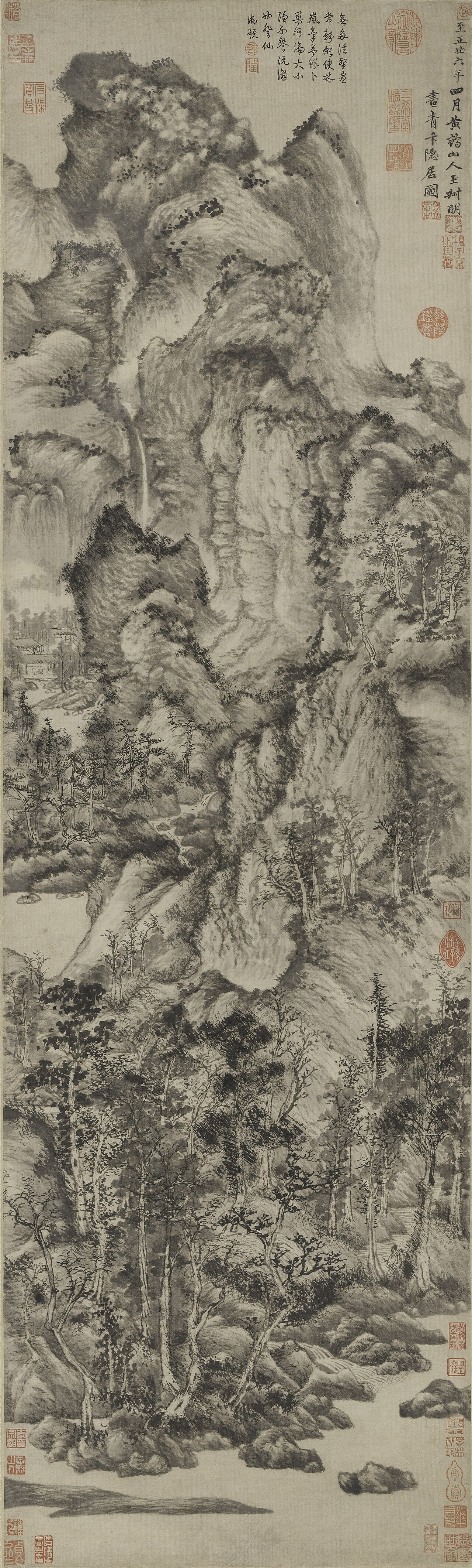 青卞隐居图