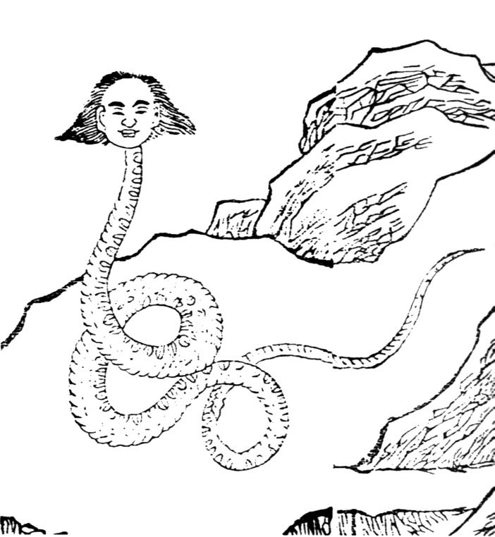 Shanhaijing illustration of Nüwa