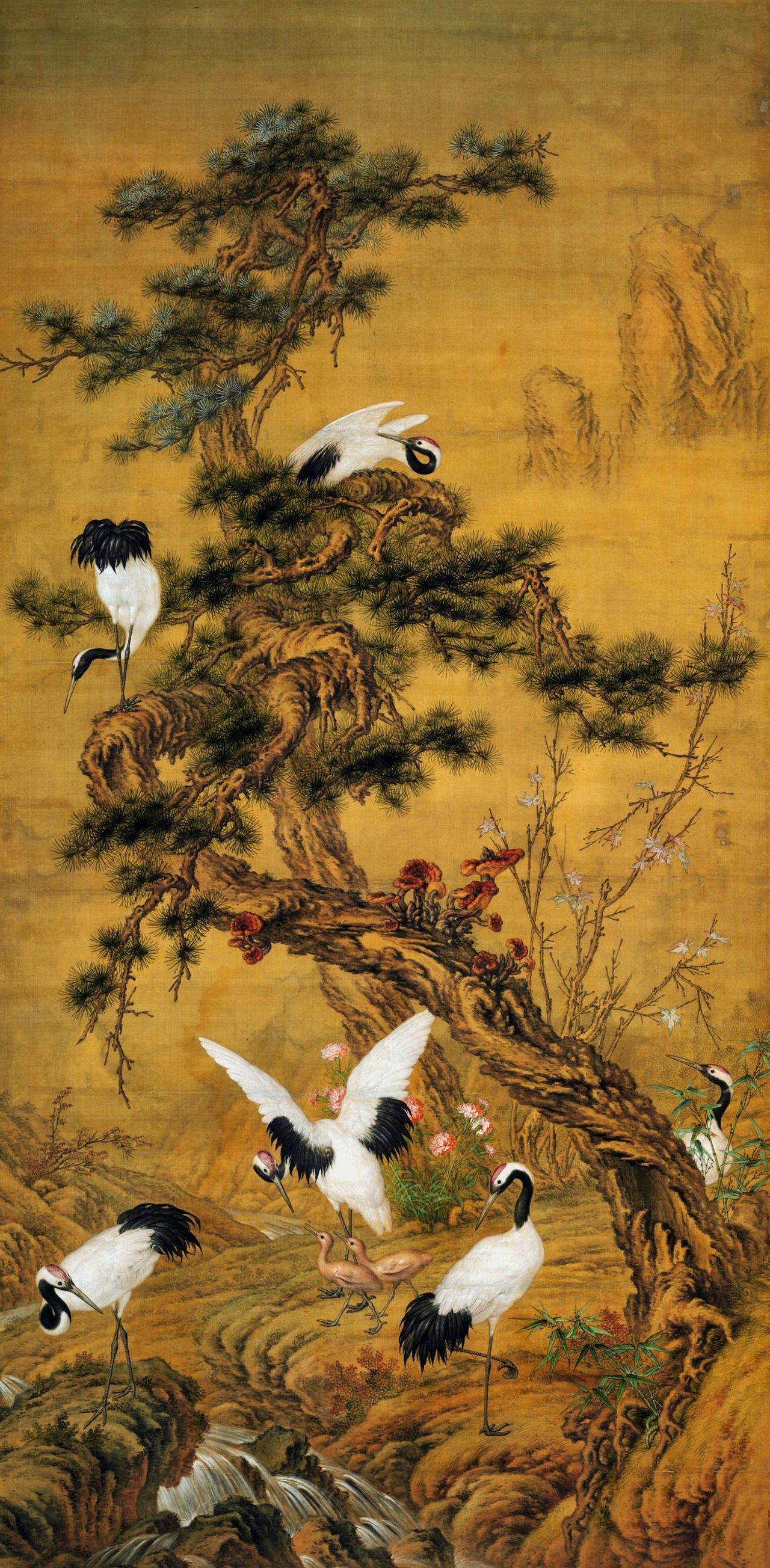 仙鶴·松鶴