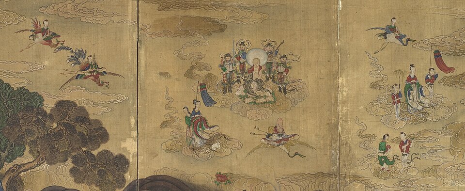西王母仙宴圖(局部二)