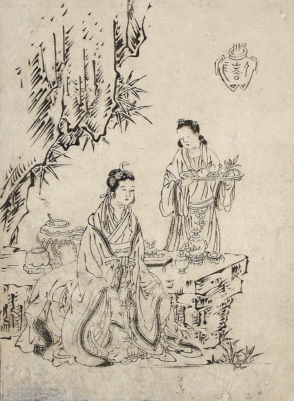 西王母與侍女