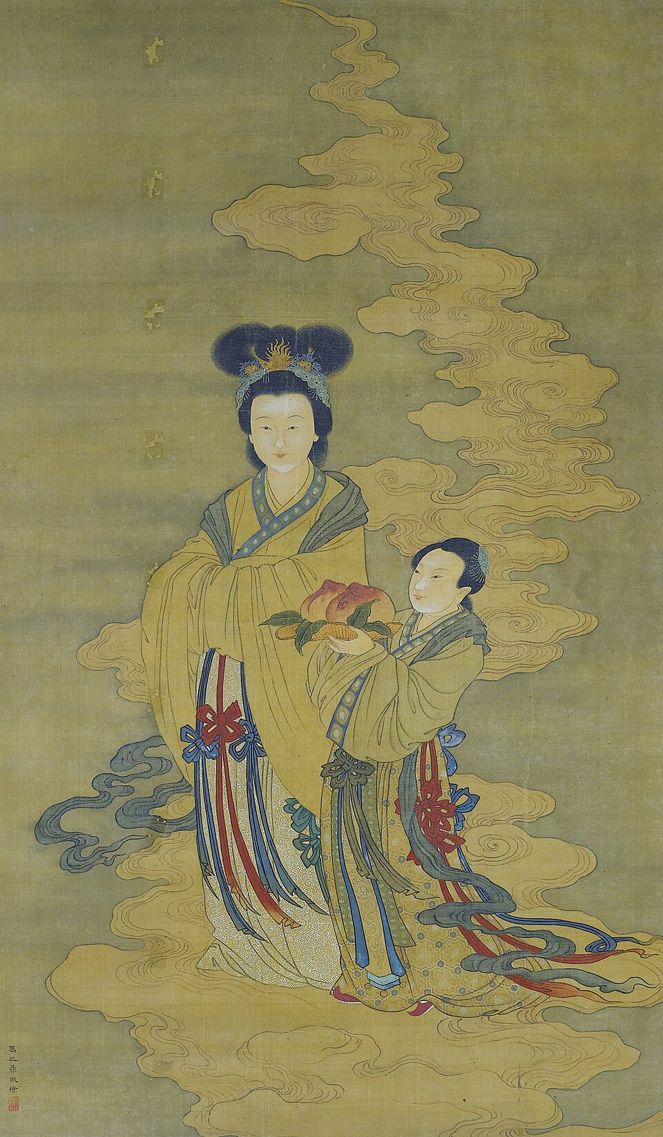 禹之鼎 畫西王母