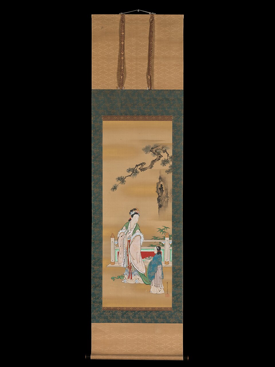 西王母圖 絹本(一)